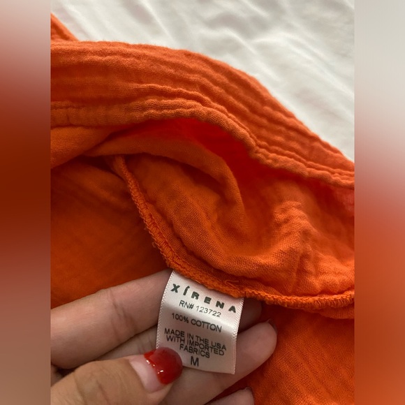 Xírena Rue Ruffle Gauzy Tank Top - Picture 7 of 8